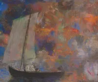 Flower Clouds by Odilon Redon